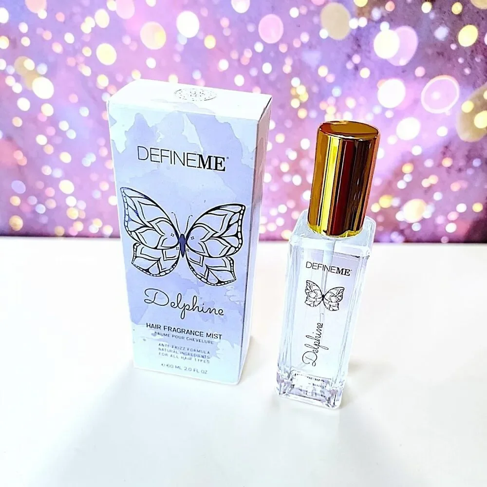 Defineme Fragrance Delphine Anti-Frizz Hair Fragrance Mist New In Box 2 fl Oz